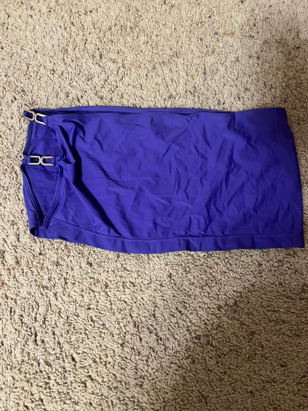 Lovewave REVOLVE Purple Swim Skirt with Gold hardware